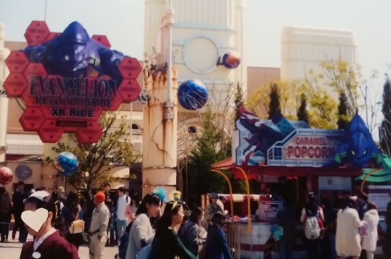 2017年USJ エヴァンゲリオンのアトラクション前の景色